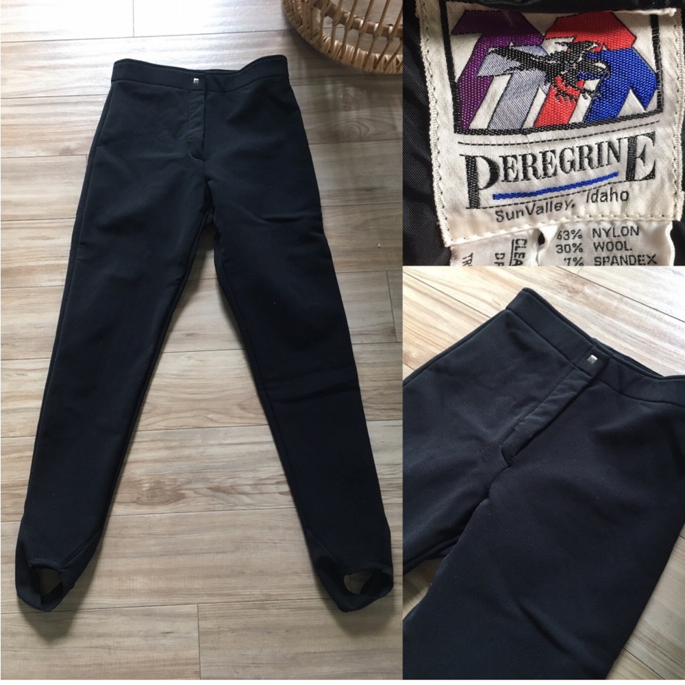 Vintage Peregrine Sun Valley Skiwear Stirrup Ski Pants Size 10(542)‎
